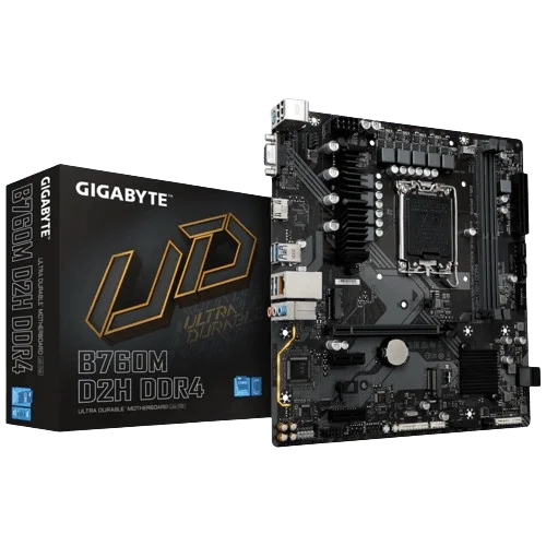 GIGABYTE B760M D2H LGA1700 DDR4 Micro-ATX Motherboard