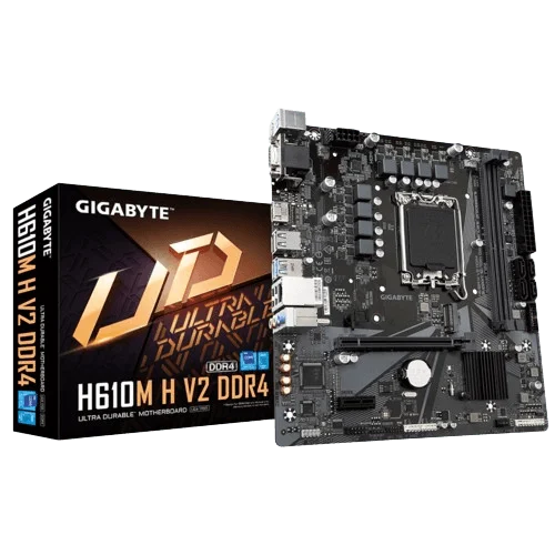 GIGABYTE H610M H V2 LGA1700 DDR4 Micro-ATX Motherboard