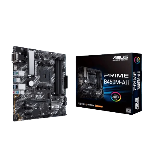 ASUS PRIME B450M-A II AM4 DDR4 Micro-ATX Motherboard