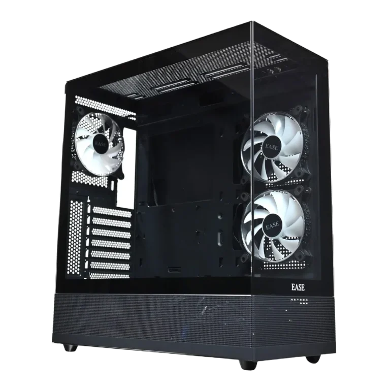 EASE EC123B Tempered Glass ATX Gaming Case