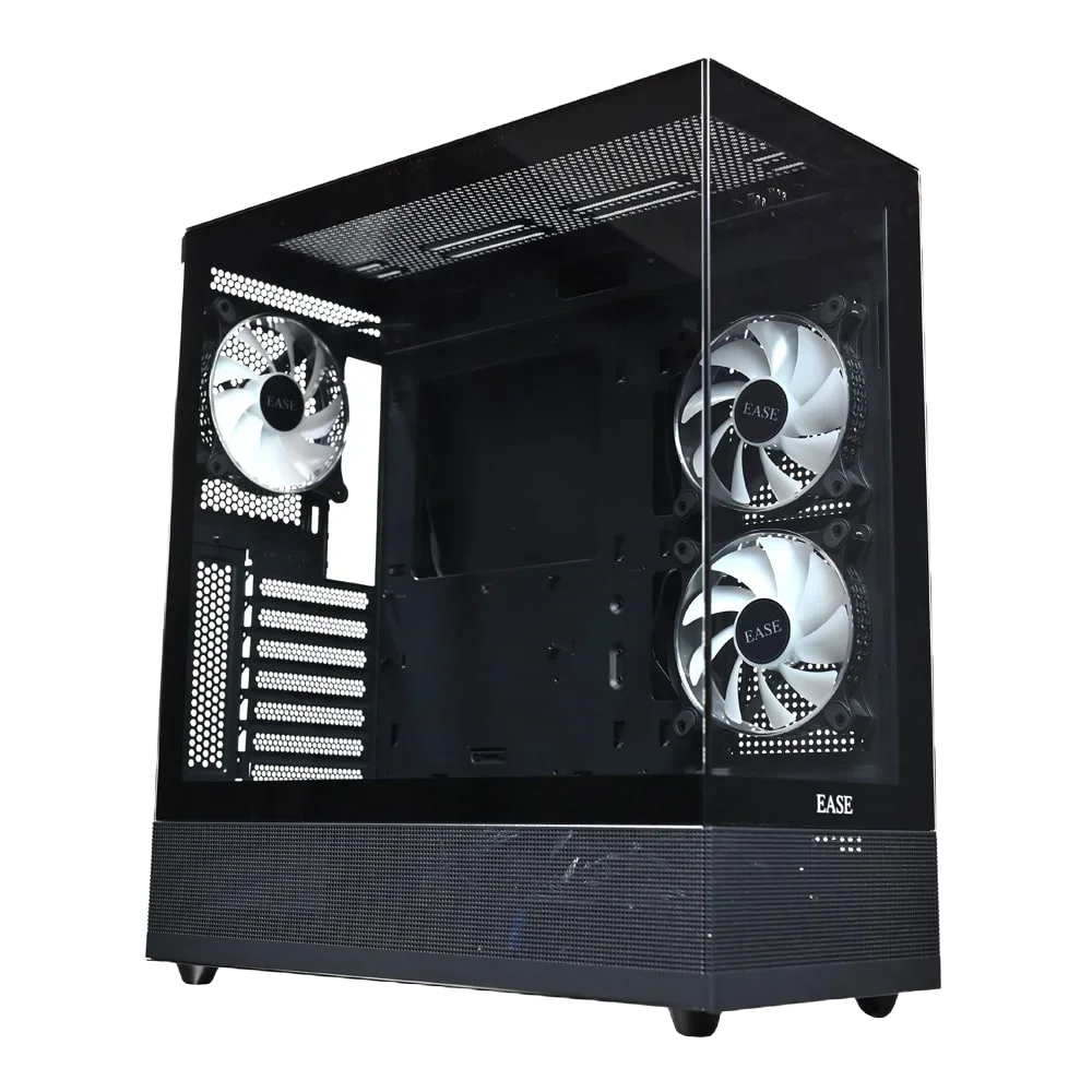 EASE EC123B Tempered Glass ATX Gaming Case
