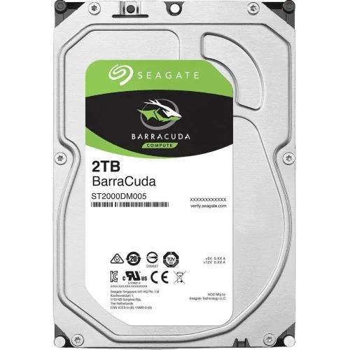 Seagate BarraCuda 2TB 3.5" SATA HDD