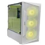 Sonic R28 ATX ARGB Gaming Case with 3 RGB Fans - White