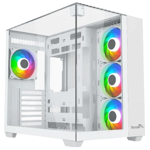 Thunder Battle Station TGC-666 ATX Gaming Case - White