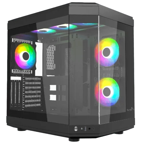 Thunder Carbon TGC-639B ATX Gaming Case - Black