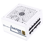 SilverStone DA750R Gold 750W Fully Modular Power Supply - White