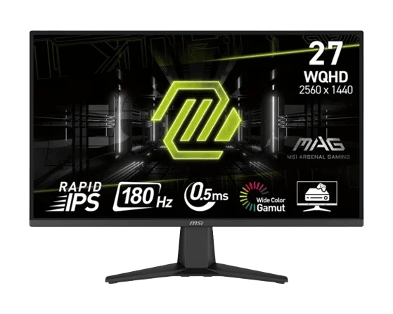 MSI MAG 275QF 27″ QHD 180Hz Rapid IPS 0.5ms GTG Monitor