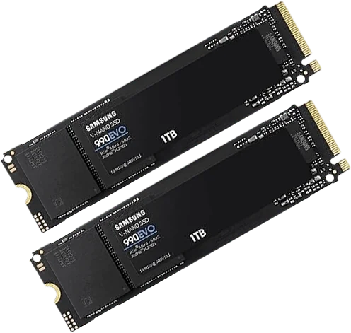 Samsung 990 EVO 1TB PCIe 5.0 NVMe M.2 SSD