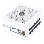 SilverStone DA750R Gold 750W 80 PLUS Gold Fully Modular ATX Power Supply - White