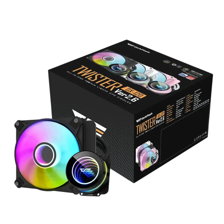 Darkflash DX-120 Twister 120MM AIO Liquid Cooler Black