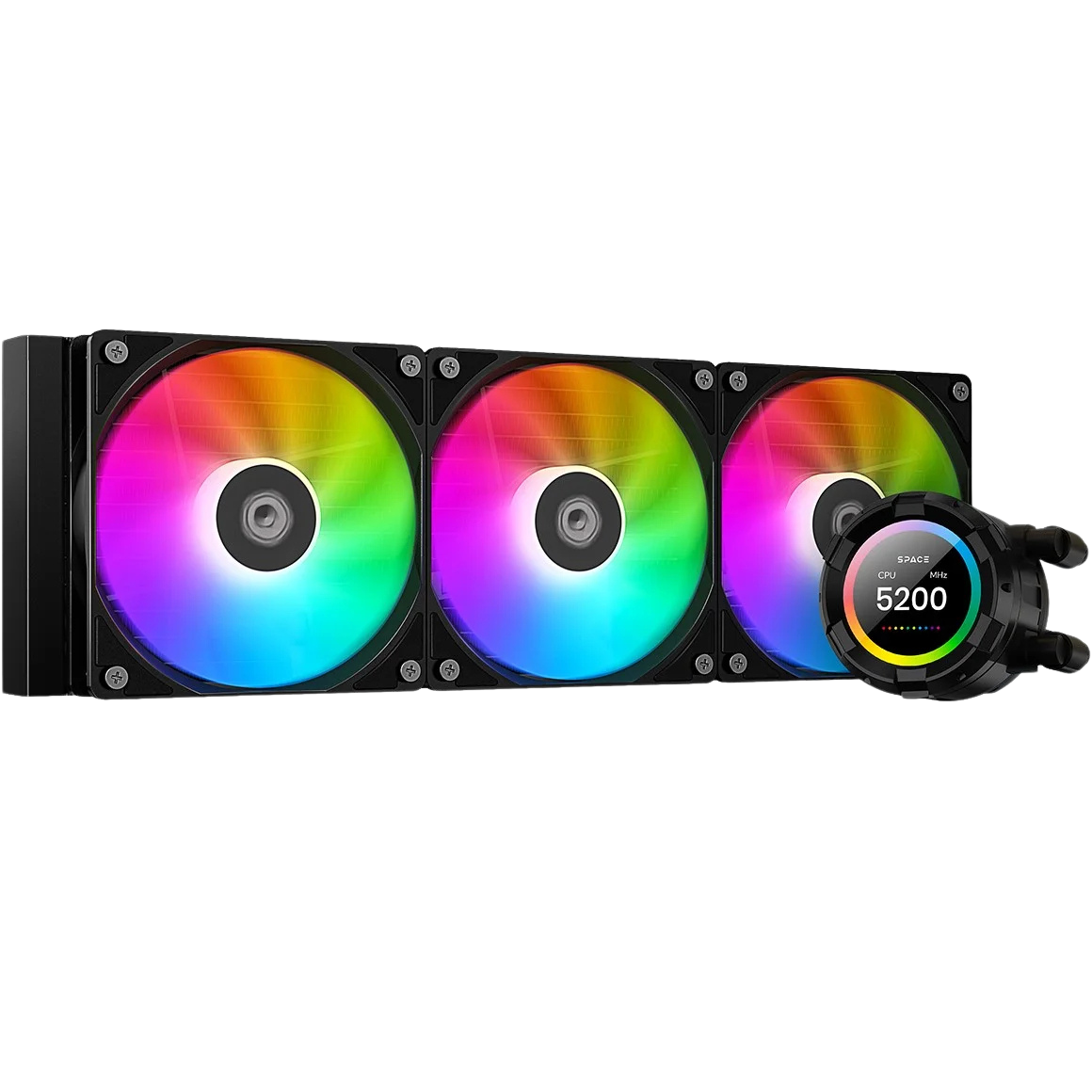 ID-Cooling SL360 XE LCD 360MM AIO Liquid Cooler Black