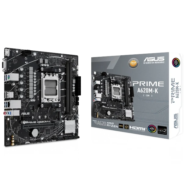 ASUS PRIME A620M-K AM5 DDR5 Micro-ATX Motherboard