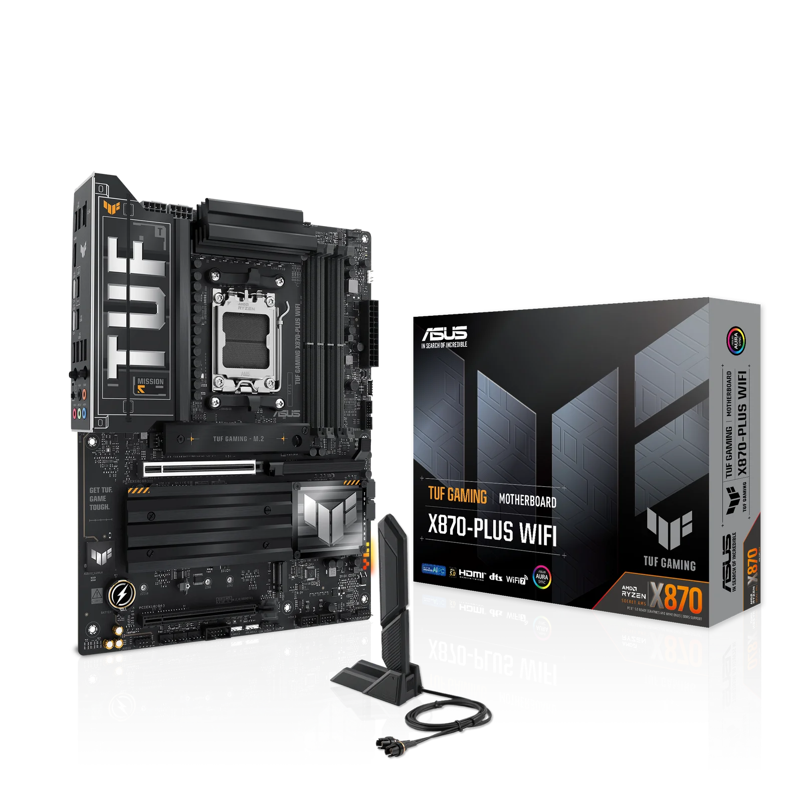 ASUS TUF GAMING X870-PLUS WIFI AM5 DDR5 ATX Motherboard