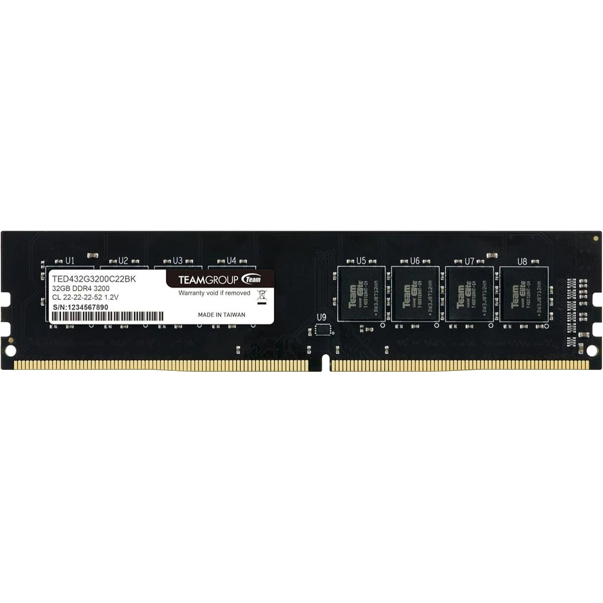 Teamgroup ELITE 32GB DDR4 3200MHz - High Performance RAM