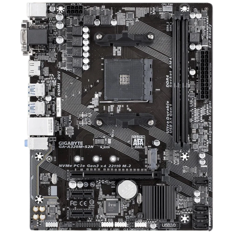 GIGABYTE A320M AM4 DDR4 Micro-ATX Motherboard