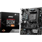MSI B450M-A PRO MAX II AM4 DDR4 Micro-ATX Motherboard