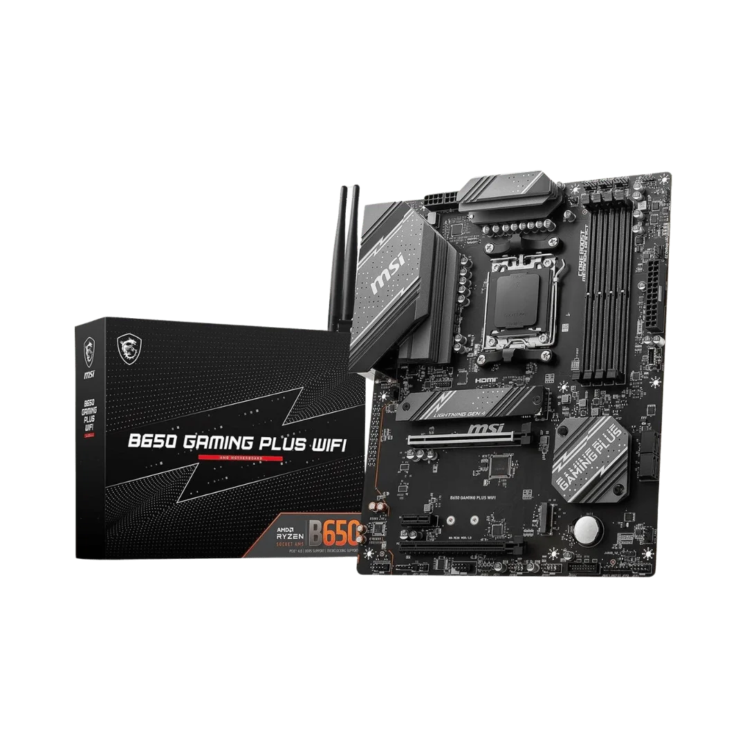 MSI B650 GAMING PLUS WIFI AM5 DDR5 ATX Motherboard