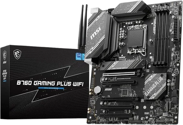 MSI B760 GAMING PLUS WIFI LGA1700 DDR5 ATX Motherboard