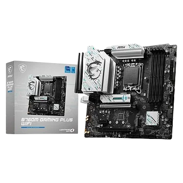 MSI B760M GAMING PLUS WIFI LGA1700 DDR5 Micro-ATX Motherboard