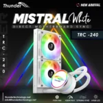 Thunder Mistral 240mm AIO Liquid CPU Cooler - White