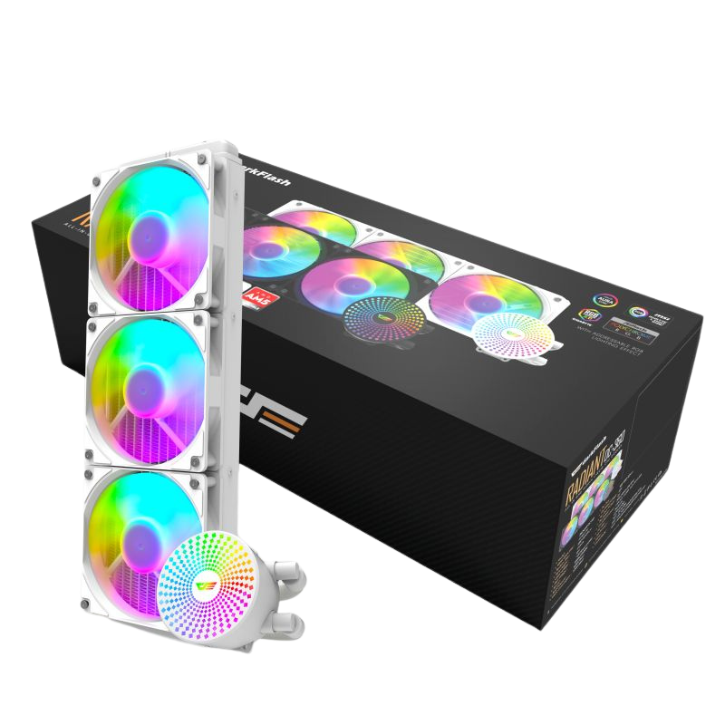 Darkflash DCS-360 White ATX Case - Optimal PC Cooling