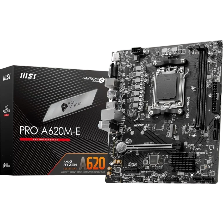 MSI PRO A620M-E DDR5 motherboard