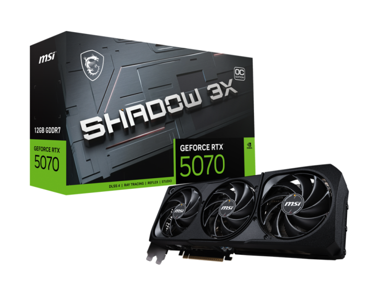 MSI RTX 5070 graphics card