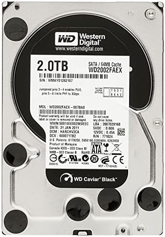 WD Black 2TB hard drive in Pakistan