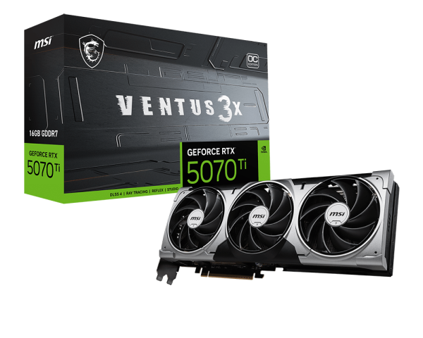 MSI GeForce RTX 5070 Ti Ventus 3X OC