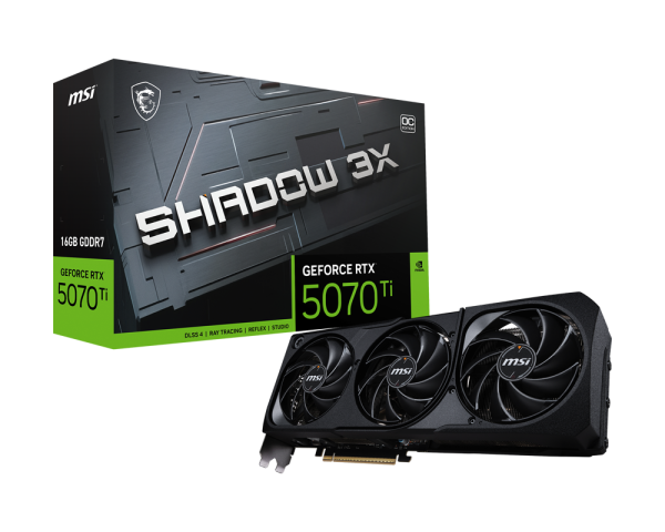 MSI GeForce RTX 5070 Ti Shadow 3X OC