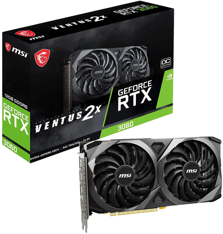 MSI Ventus 2x RTX 3060 12GB Graphics Card