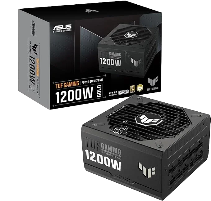 ASUS TUF Gaming 1200W 80 PLUS Gold Fully Modular ATX 3.1 Power Supply