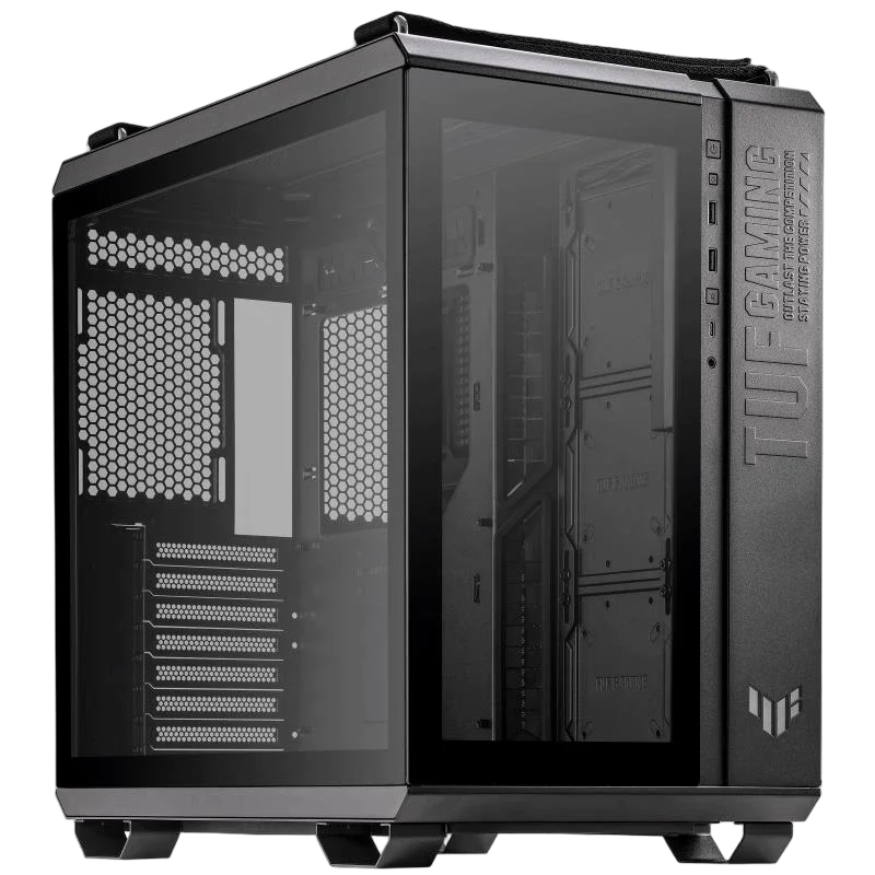 ASUS TUF Gaming GT502 Dual-Chamber ATX Gaming Case – Black