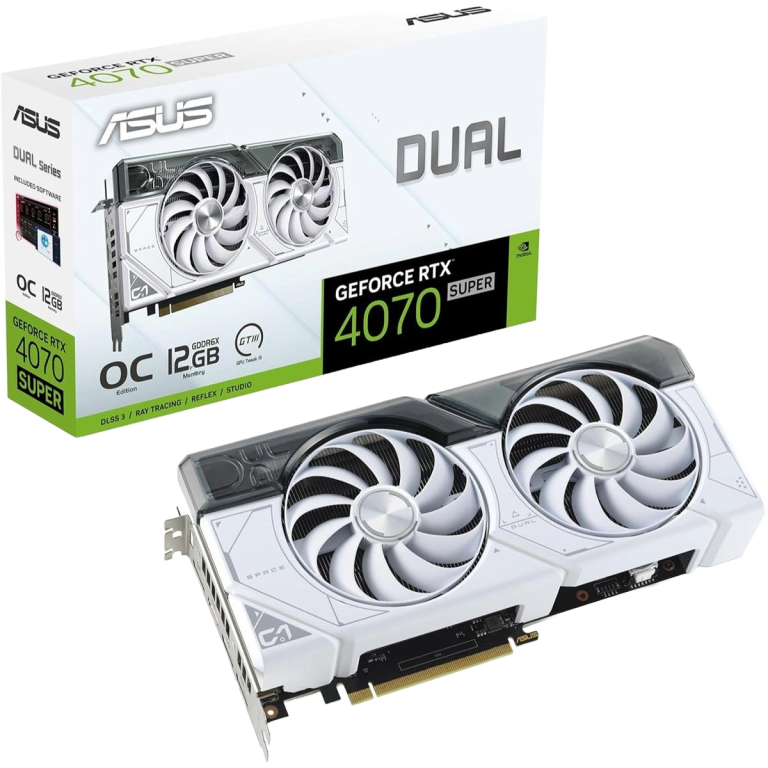ASUS Dual RTX 4070 Super White Edition