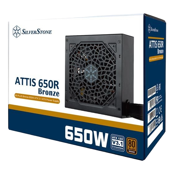 SilverStone ATTIS 650R Bronze 650W 80+ Bronze Power Supply Pakistan