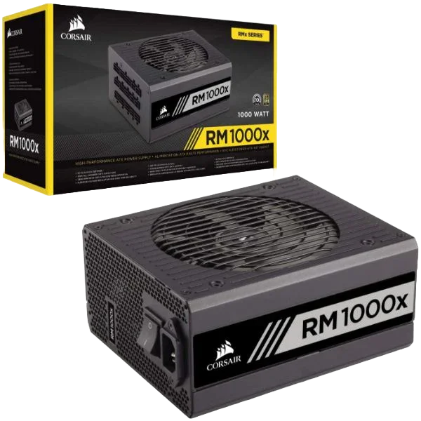 CORSAIR RMx Series RM1000x 1000W 80 PLUS Gold Fully Modular ATX Power Supply