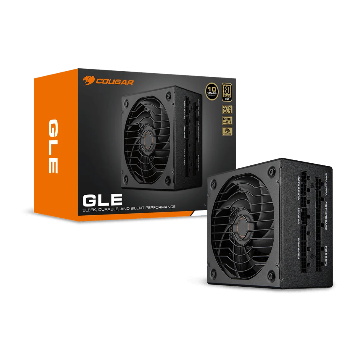 COUGAR GLE 1000W 80 PLUS Gold Fully Modular ATX 3.1 Power Supply