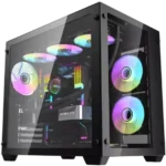 DarkFlash Aigo C285 ATX Gaming Case - Black