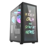 DarkFlash DK210 Tempered Glass ATX Gaming Case - Black