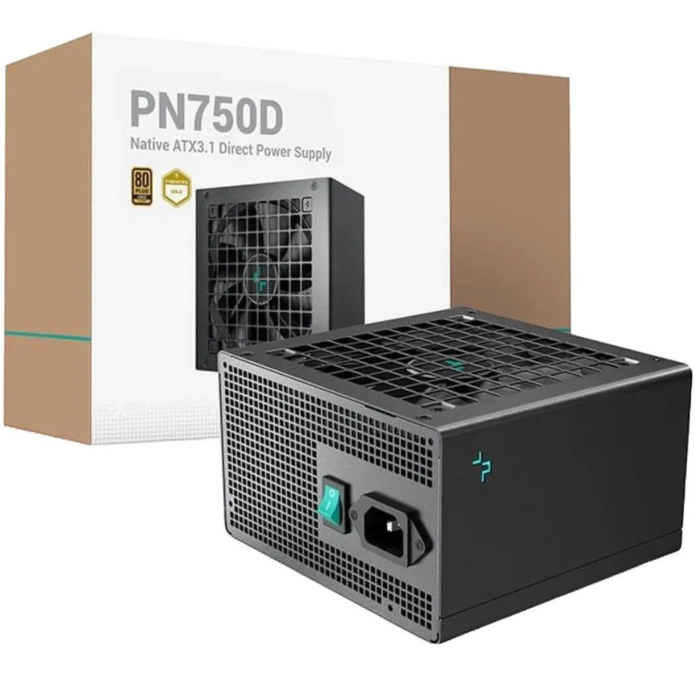 DeepCool PN750D 750W 80 PLUS Gold Non-Modular ATX 3.1 Power Supply