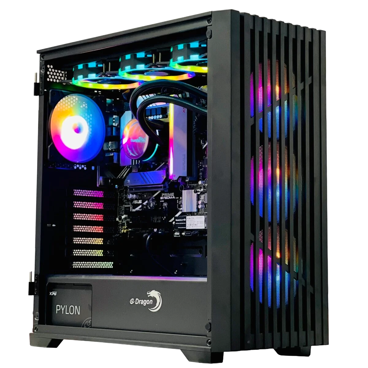 E-Dragon Mushu ATX Gaming Case – Black