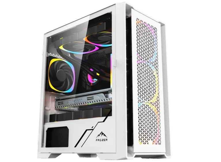 Frozer Chamber ATX Gaming Case – White