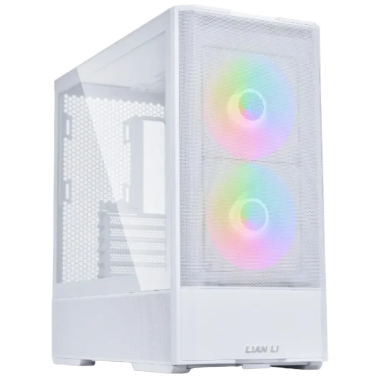 Lian Li LANCOOL 207 ATX Gaming Case - Snow White
