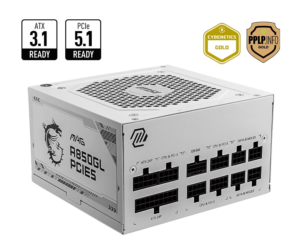 MSI MAG A500DN 500W 80 PLUS Standard ATX Power Supply