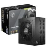 MSI MAG A850GL PCIE5 II 850W 80 PLUS Gold Fully Modular ATX 3.1 Power Supply
