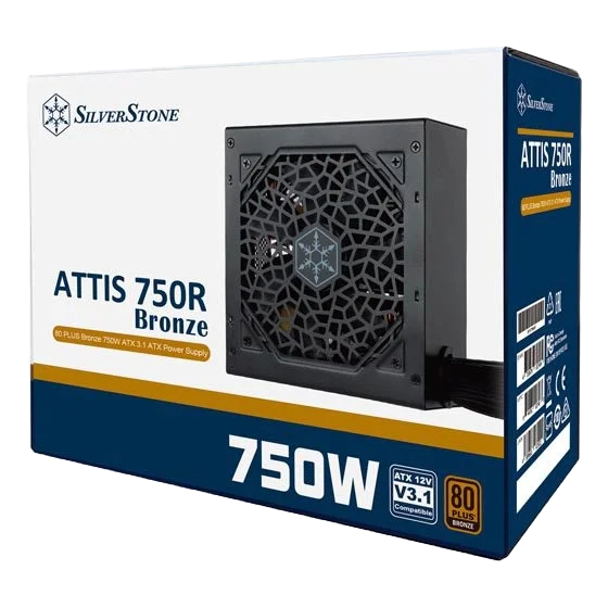 SilverStone ATTIS 650R Bronze 650W 80 PLUS Bronze ATX 3.1 Power Supply