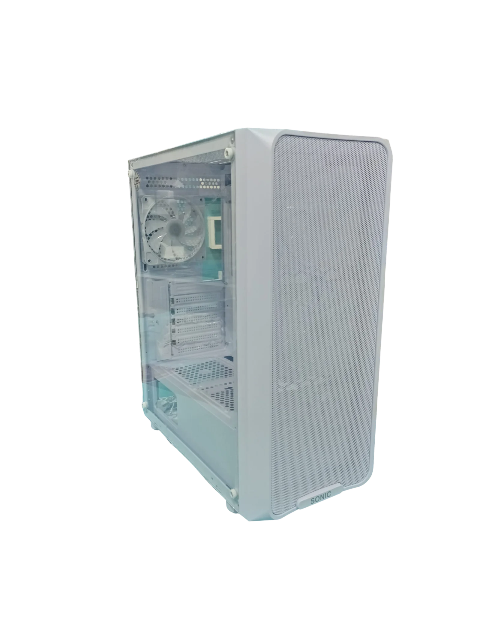 Sonic E612 ATX Gaming Case - White