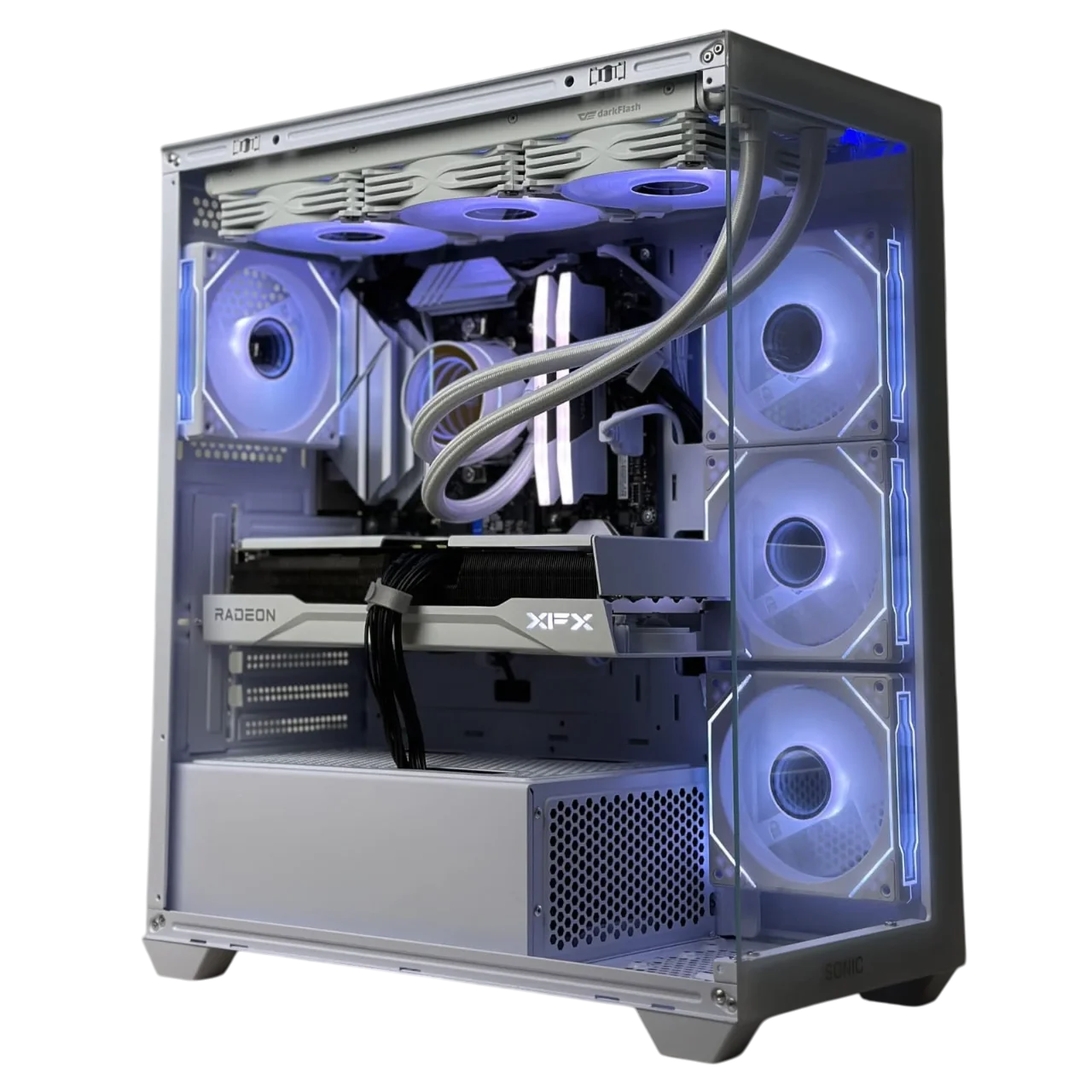 Sonic EL2 ATX Gaming Case - White