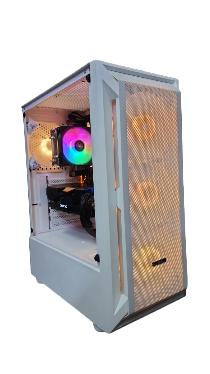 Sonic R19 ATX Gaming Case - White