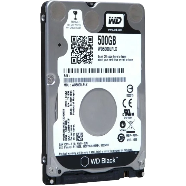 WD Black 500GB SATA SSD